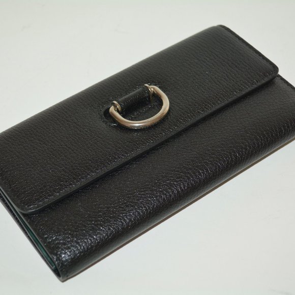 NWT BURBERRY HIGHBURY PEBBLED LEATHER D - RING WALLET - Picture 4 of 8